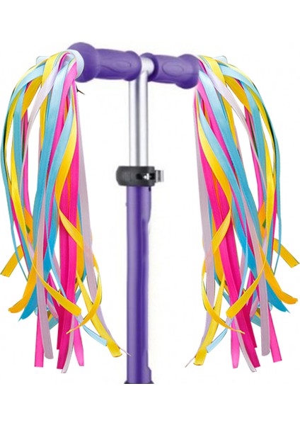 Gök Mavisi Tarzı Çocuk Scooter Direksiyon Şeritleri Çocuk Bisikleti Aksesuarı Erkek Kız Bisiklet Kolu Süslemesi (Yurt Dışından) fırsatları