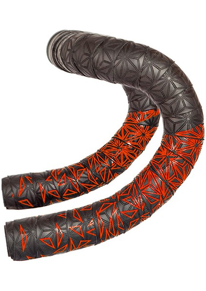 Siyah Tarzı Kırmızı Şok Emici Gradyan Renk Nefes Alabilir Aşınmaya Dayanıklı Pu Bisiklet Direksiyon Askısı Yol Bisikleti Aksesuarları (Yurt Dışından)