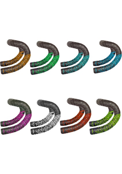 Siyah Tarzı Kırmızı Şok Emici Gradyan Renk Nefes Alabilir Aşınmaya Dayanıklı Pu Bisiklet Direksiyon Askısı Yol Bisikleti Aksesuarları (Yurt Dışından) modelleri