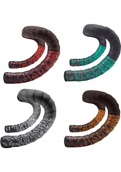 Siyah Tarzı Kırmızı Şok Emici Gradyan Renk Nefes Alabilir Aşınmaya Dayanıklı Pu Bisiklet Direksiyon Askısı Yol Bisikleti Aksesuarları (Yurt Dışından) indirimleri