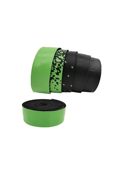 Yeşil Stil Yarış Bükme Sap Bandı Kaymaz Şok Emici Ter Emici Bisiklet Gece Sürüş Ekipmanı Bisiklet Reflektif Bandı (Yurt Dışından)