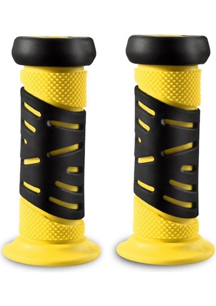 Sarı Stil 1 Çift Kauçuk Tutma Kolu Kavramaları Renkli Mavi Kırmızı Kaymaz Çocuklar Bisiklet Denge Bisikleti Üç Tekerlekli Scooter El Kolu (Yurt Dışından)