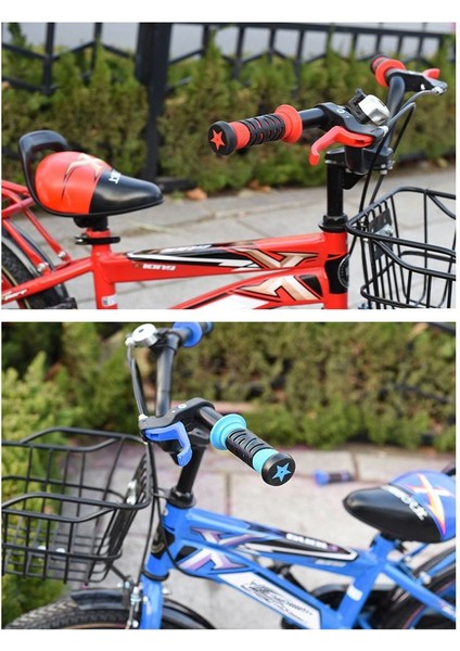 Sarı Stil 1 Çift Kauçuk Tutma Kolu Kavramaları Renkli Mavi Kırmızı Kaymaz Çocuklar Bisiklet Denge Bisikleti Üç Tekerlekli Scooter El Kolu (Yurt Dışından)