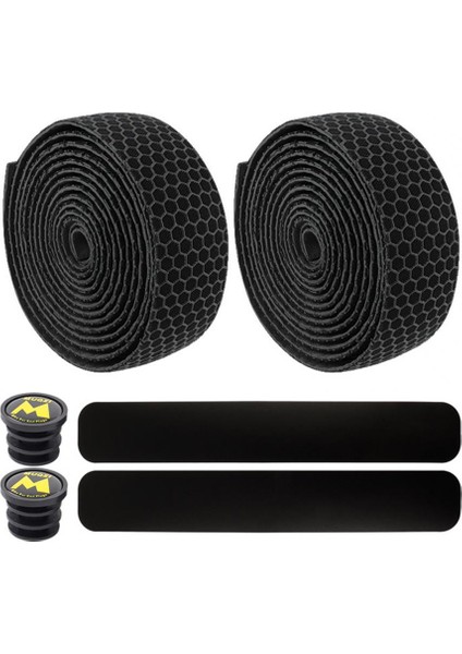 Siyah Stil Şok Emici Hafif Mtb Bisiklet Direksiyon Bandı Bisiklet Aksesuarları (Yurt Dışından)