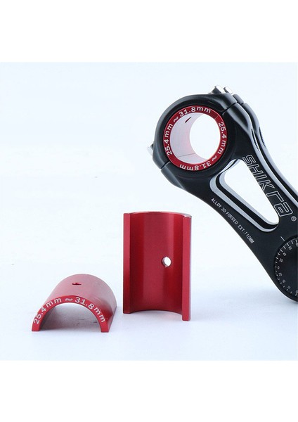 25,4-31,8 mm Siyah Stil Dağ Bisikleti Katlanabilir Bisiklet Için Bisiklet Gidon Adaptörü Dönüştürücü Alüminyum Alaşım (Yurt Dışından)