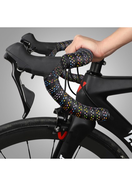 Ey Stil Yol Bisikleti Direksiyon Bandı Kaymaz Bisiklet Direksiyon Kolu Sargısı Biking Taşınabilir Toz Geçirmez Bisiklet Parçası Sargı Uç Fişi (Yurt Dışından) fiyatları