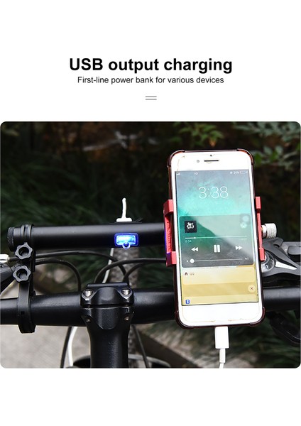 10 cm Tarzı USB Şarj Edilebilir Bisiklet Direksiyon Uzatma Aparatı Şarj Uzatma Rafı Bisiklet Uzatma Çerçevesi Bisiklet Lamba Destek Rafı Bisiklet Sürme (Yurt Dışından)