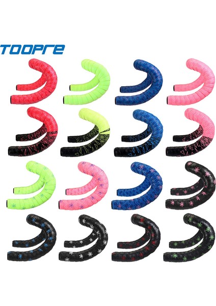 Erik Tarzı Yol Bisikleti Direksiyon Bandı Krizantem Baskılı Sap Bandı Şeritleri Evapu Yumuşak Kaymaz Silikon Şok Emici Teri Emen Sargı Bandı (Yurt Dışından) fiyatları