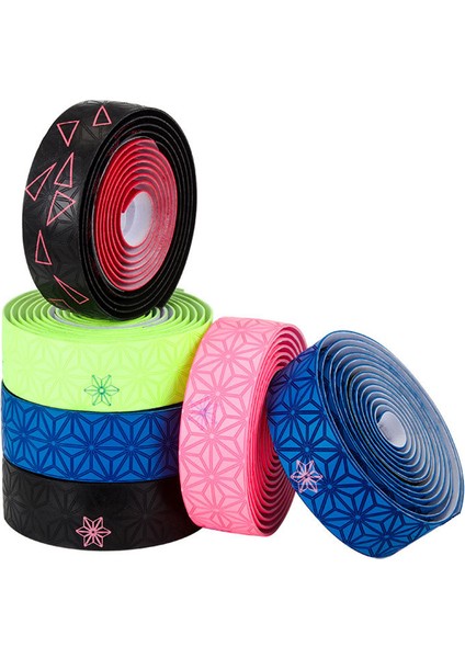 Erik Tarzı Yol Bisikleti Direksiyon Bandı Krizantem Baskılı Sap Bandı Şeritleri Evapu Yumuşak Kaymaz Silikon Şok Emici Teri Emen Sargı Bandı (Yurt Dışından) indirimleri