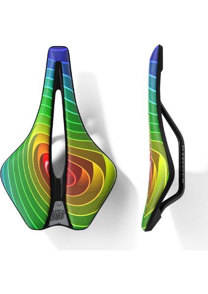 Renk 5 Tarzı Enlee Bisiklet Sele Mtb Dağ Yol Bisiklet Koltuğu Hollow Nefes Alabilen Bisiklet Koltuğu Rahat Şok Emici Bisiklet Sele Trend (Yurt Dışından)