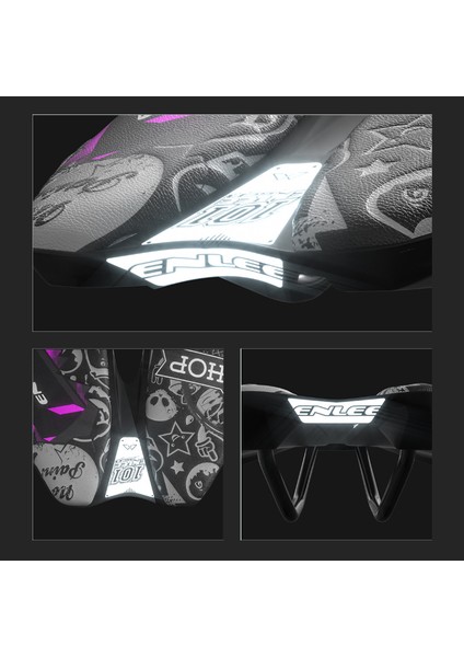 Renk 5 Tarzı Enlee Bisiklet Sele Mtb Dağ Yol Bisiklet Koltuğu Hollow Nefes Alabilen Bisiklet Koltuğu Rahat Şok Emici Bisiklet Sele Trend (Yurt Dışından) fiyatları