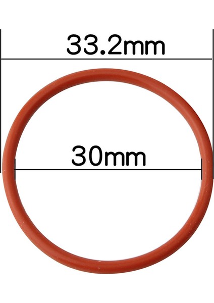 30MM 2 Adet Stil Muqzı Ön Çatal mm Süspansiyon Halkası Süspansiyon Silikon Seyahat Halkası Dağ Bisikleti Yol Bisikleti (Yurt Dışından)