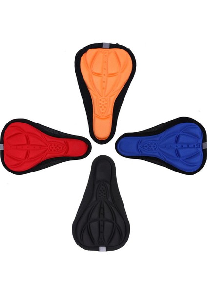 Kırmızı Stil Bisiklet Koltuk Ped Astarı Nefes Alabilir Bisiklet Koltuk Yastığı Kapak 3D Silikon Sünger Yastık Dağ Bisiklet Koltuk Kılıfı Bisiklet Sele (Yurt Dışından) indirimleri
