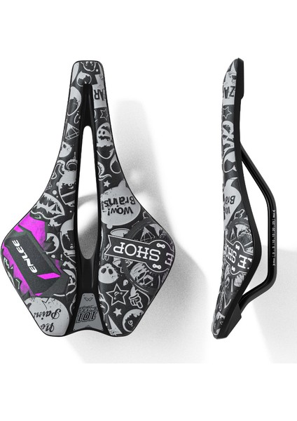 Renk 5 Tarzı Enlee Bisiklet Sele Mtb Dağ Yol Bisiklet Koltuğu Hollow Nefes Alabilen Bisiklet Koltuğu Rahat Şok Emici Bisiklet Sele Trend (Yurt Dışından) indirimleri