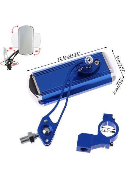Kırmızı Stil Sürekli Klasik Bisiklet Arka Görüş Aynası Direksiyon Esnek Güvenlik Arka Görüş (Yurt Dışından) fiyatları