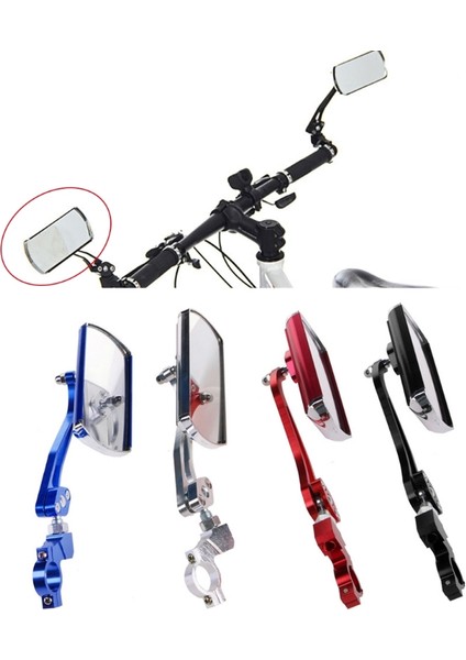 Kırmızı Stil Sürekli Klasik Bisiklet Arka Görüş Aynası Direksiyon Esnek Güvenlik Arka Görüş (Yurt Dışından) modelleri