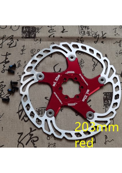 203MM Kırmızı Stil Yeni Fren Diski Pedleri mm Bisiklet Fren Diskleri Mtb Soğutma Float Disk Fren Bisiklet Aksesuarları Float Fren Disk Pedleri (Yurt Dışından)