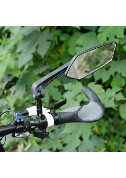 Sol Stil Bisiklet Arka Görüş Aynası Metal Braketi Direksiyon Yan Montajlı E-Bisiklet Scooter Arka Görüş Reflektörü Pivot Rotasyon Ayarlı Lens (Yurt Dışından) modelleri