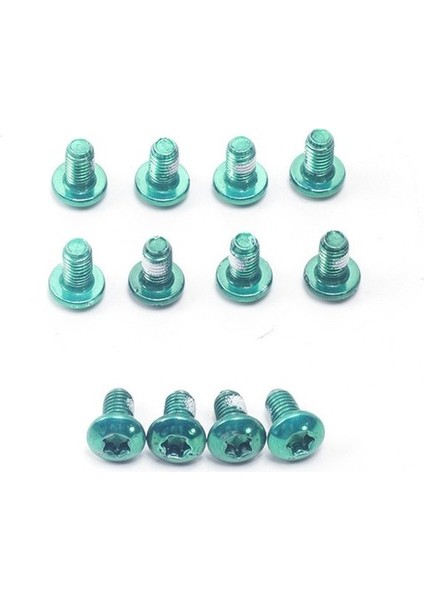 Typeb Yeşil 12 Adet M5 Stili Mtb Bisiklet Disk Fren Dağ Bisikleti Bolt Centerline Fren Rotoru Paslanmaz Çelik Avid Hs1 C Bisiklet Aksesuarı (Yurt Dışından)
