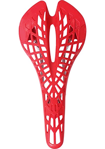 Kırmızı Stil Hafif Plastik Bisiklet Sele Mtb Yol Dağ Bisikleti Sele Koltuk Pvc Yastık Bisiklet Örümcek Ergonomik Hollow Sele Parçaları (Yurt Dışından)