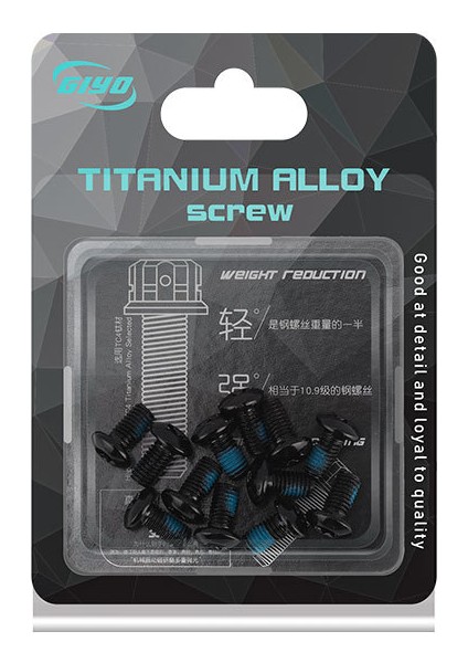 Siyah Stil Lot Bisiklet Disk Fren Rotor Cıvata T25 Torx M5*10 Paslanmaz Çelik Sabitleme Vidası Disk Fren Mtb Bisiklet Aksesuar Parça Aracı (Yurt Dışından)
