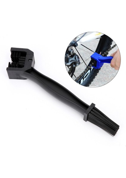 Siyah Fırça Stili Taşınabilir Bisiklet Zincir Temizleyici Bisiklet Fırçaları Temizleme Aracı Dağ Bisikleti Temizlik Bisiklet Zinciri Tamir Kiti Açık Hava Aksesuarı (Yurt Dışından)