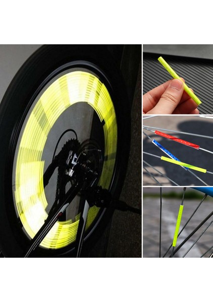 Turuncu Tarzı Bisiklet Işıkları Tekerlek Jant Konuş Klipleri Tüp Güvenlik Uyarı Işıkları Yansıtıcı Tüpler Bisiklet Reflektörleri Bisiklet Aksesuarları (Yurt Dışından) fiyatları