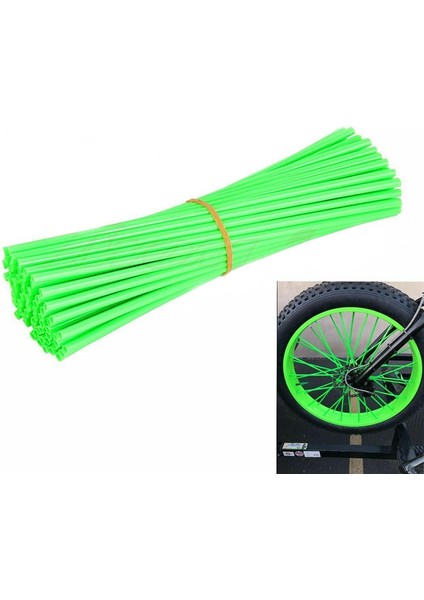 Yeşil Stil Bisiklet ve Motorsikletler Için Dekoratif Jant Koruyucu Kapak (Yurt Dışından)