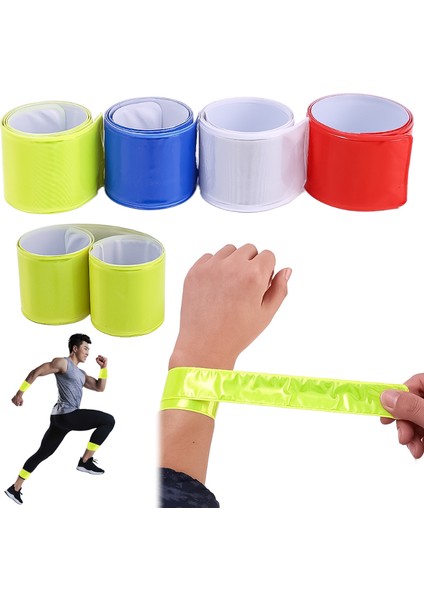 Kırmızı - 2 Adet Stil 1 Adet Yansıtıcı Bant Kol Bandı Bileklik Ayak Bileği Kayış Güvenlik Yansıtıcı Şerit Bant Gece Koşu Yürüyüş Bisiklet Aksesuarları (Yurt Dışından) indirimleri