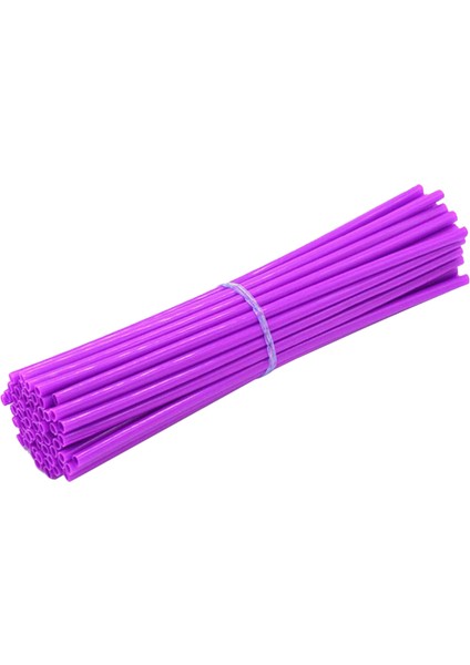 Mor Tarzı Bisiklet Tekerlek Konuş Kaplamaları Kapak Motosiklet Lastik Konuş Plastik Kolluk Bisiklet Süsleme (Yurt Dışından)