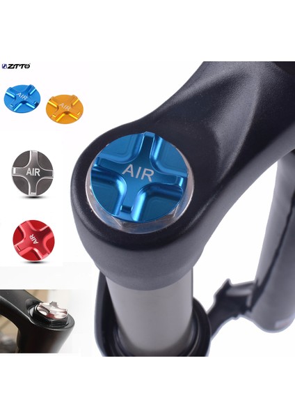 Tip A-2 Adet Kırmızı Stil Ztto Bisiklet Ön Çatal Kapağı Kapaklar C Dağ Bisikleti Hava Gaz Çatal Kapağı Mtb Bisiklet Yıldız Somun Parçaları Koruyucu Bisiklet Parçaları (Yurt Dışından)