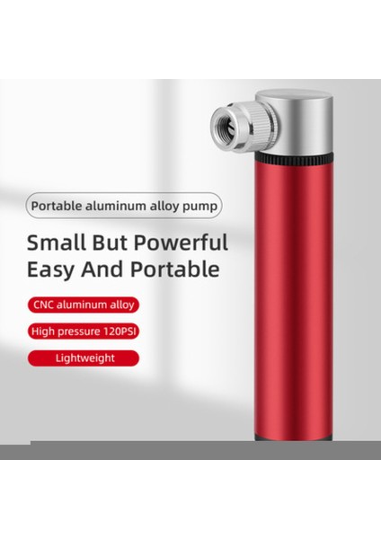 Mavi Stil Yüksek Basınçlı Mini Bisiklet Pompası Alüminyum Alaşımlı Bisiklet El Pompası Lastik Dolum Aparatı Schrader Presta Valf Mtb Yol Bisiklet Pompası (Yurt Dışından)
