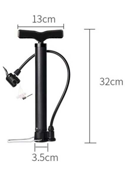 3235 Buzlu Tarzı Bisiklet Pompası Inflator Taşınabilir Mini Yüksek Basınçlı Pompa Basketbol Oyuncakları Şişme Tüp Dağ Bisikleti Pompası Mtb Aksesuarları (Yurt Dışından)