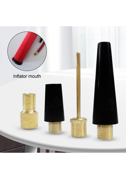 No.4 Stili Yüksek Basınçlı Top Pompa Inflator Kiti Yedek Paslanmaz Çelik Nozül Adaptör Ile Şişme Nozül Metal Nozül Değiştirme (Yurt Dışından) modelleri