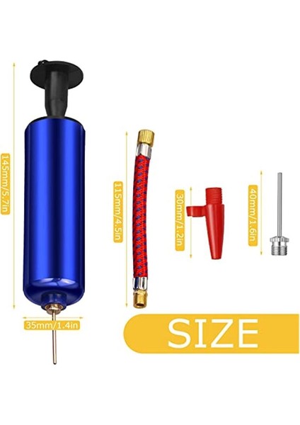 10 Adet Tarzı Esnek Hortum Voleybol Futbol Basketbol Iğne ile El Hava Pompası Dayanıklı Balon Top Şişirici Taşınabilir (Yurt Dışından) fiyatları