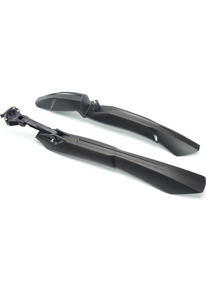 Siyah Stil Bisiklet Çamurluk Inç Çam Kanatları Ön-Arka Tekerlek Çamurlukları Pratik Montaj Ekstra Uzunluk Genişlik Derin Yivli (Yurt Dışından) modelleri