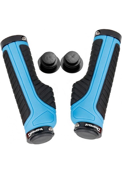 Siyah Mavi Tarzı Dayanıklı Sap Kılıfı Anti-Çizik Taşınabilir Bisiklet Sapı Kılıfı Ergonomik Tasarım Bisiklet Sapı Tutacağı (Yurt Dışından)