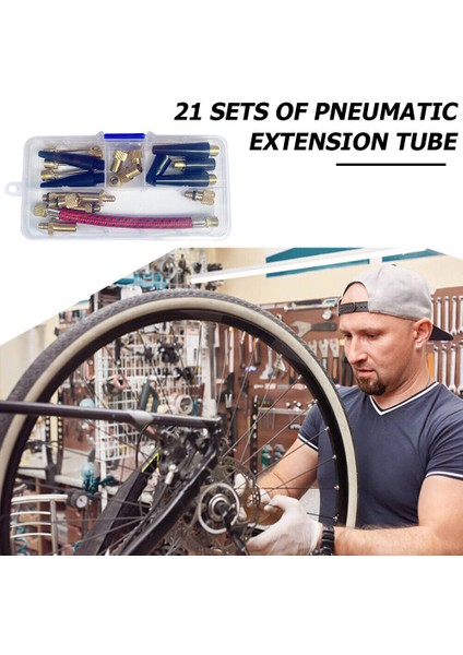 Bir Set Stili Tüp Hava Hortumu Adaptör Kitleri Bisiklet Tamir Araçları Bisiklet Lastiği Şişme Açık Hava Anti-Direnci Onarım Elemanları (Yurt Dışından) indirimleri