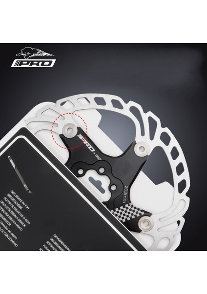 Altın 203MM Tarzı Iııpro Bisiklet Paslanmaz Çelik Fren Rotoru Yüzer Disk Mtb Bisiklet Civatalar Için (Yurt Dışından)