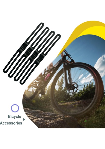 Mavi Stil 4'lü Bisiklet Bandı Fener Bisiklet Kayış Kurdele Montaj Bisiklet Bandaj Esnek Tekrar Kullanılabilir Direksiyon Hoparlör Bağı (Yurt Dışından) fiyatları