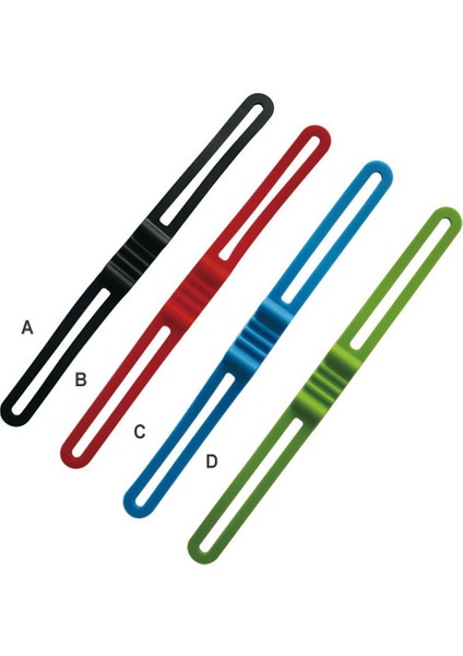 Mavi Stil 4'lü Bisiklet Bandı Fener Bisiklet Kayış Kurdele Montaj Bisiklet Bandaj Esnek Tekrar Kullanılabilir Direksiyon Hoparlör Bağı (Yurt Dışından) fırsatları