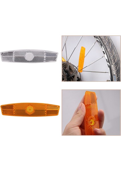 C4 Tarzı Bisiklet Jant Reflektörü Güvenlik Uyarı Işığı Güvenlik Tekerlek Kenar Yansıtıcı Lamba Montaj Vintage Klips Tüp Reflektör (Yurt Dışından) modelleri
