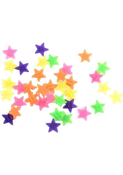 36 Adet Yıldız Boncuk Stili Renkli Güvenlik Çocuk Klipsi Bisiklet Yuvarlak Çok Renkli Kalp Yıldızlar Tekerlek Bisiklet Aksesuarları Süslemesi Boncuk Jant Boncuk (Yurt Dışından)