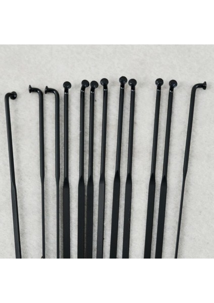 266X10MM Tarzı 14G Dirsekli 2mm Düz Çubuk 3mm Mtb Konuş Yolu Bisikleti Kırık Rüzgar Konuş Çelik Tel Gönder 14MM Bakır Başlı Kap Bisiklet Parçaları (Yurt Dışından)