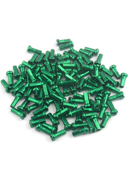 Yeşil Stil Dağ Bisikleti Renkli Jant Kapağı, Tekerlek Nipel Süsleme Mtb Yol Bisikleti 14G Nipel - (Yurt Dışından)