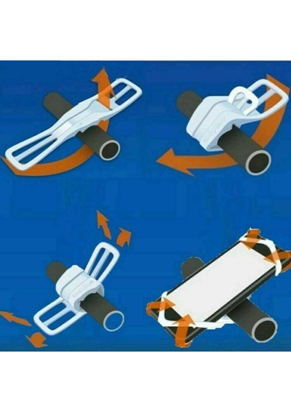 No.4 Stili Evrensel Bisiklet Telefon Tutucu Silikon Esnek Telefon Tutucu Telefon Askısı Sürme Aksesuarları (Yurt Dışından) modelleri