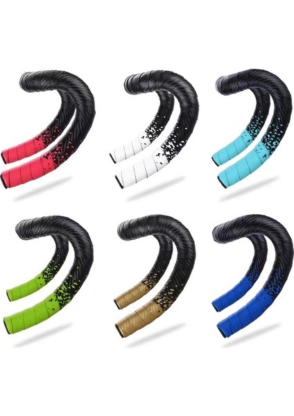 Mavi Stil Bisiklet Direksiyon Bandı Titreşim Önleyici Pu Eva Bükümlü Bisiklet Yarışı Nefes Alabilen Kaymaz Kolu Kemer Sarma (Yurt Dışından) indirimleri