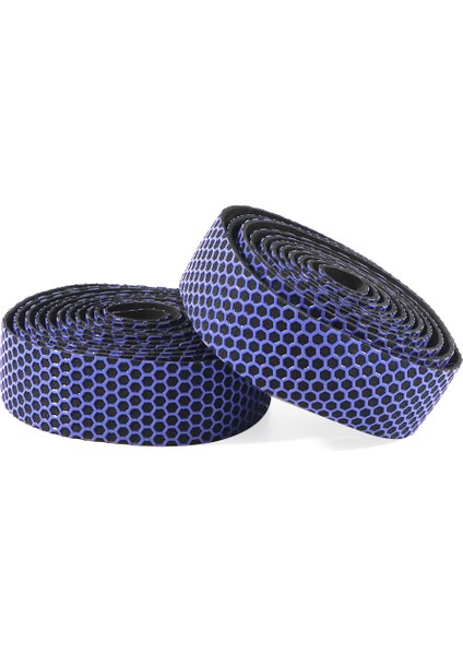 Mavi Stil Bisiklet Sele Direği Şok Emici Yol Bisikleti Kaymaz Silikon Jel Eva Direksiyon Bandı Bisiklet Sarma Uç Takma Parçaları (Yurt Dışından)