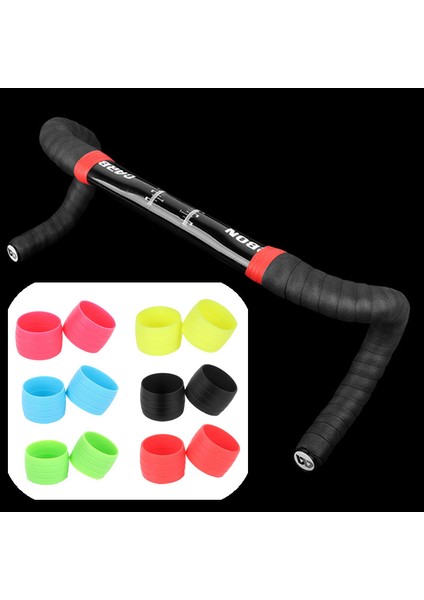 Kırmızı Stil Silikon Bisiklet Direksiyon Bandı Takacı Sabit Halka Yol Bisikleti Vites Kolu Koruma Kapak Kaymaz Bisiklet Aksesuarları (Yurt Dışından) fiyatları