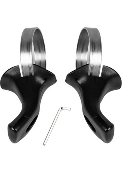 Siyah Stil Bisiklet Vice Sapları 1 Çift Siyah Kaymaz Dayanıklı Yol Bisikleti Vice Kavrama Sapları Için Bisiklet (Yurt Dışından)